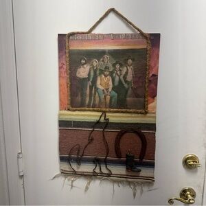 Charlie Daniels Band Million Mile Reflections EPIC Wood Poster Cowboy Boots RARE